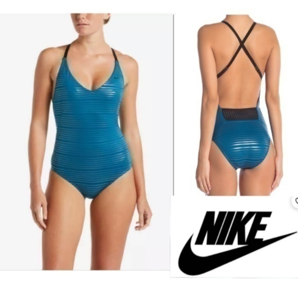 Nike swimsuit NWT 4th of July sale price L